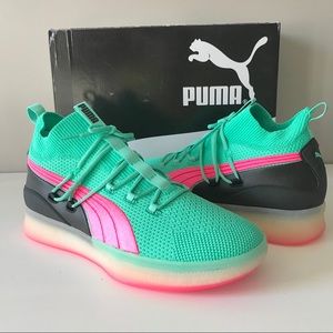 puma clyde court green